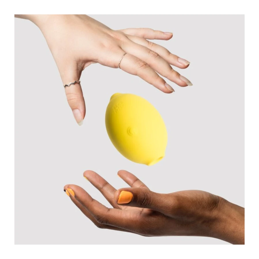 ROMP - LEMON CRUSH PLEASURE AIR CLITORAL STIMULATOR YELLOW